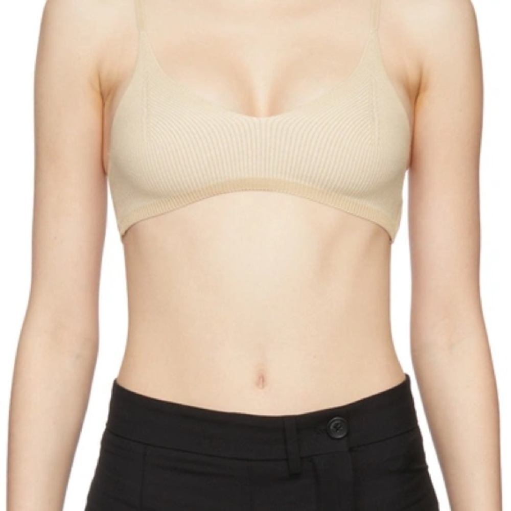 JACQUEMUS Beige Les Classiques Le Bandeau Bra